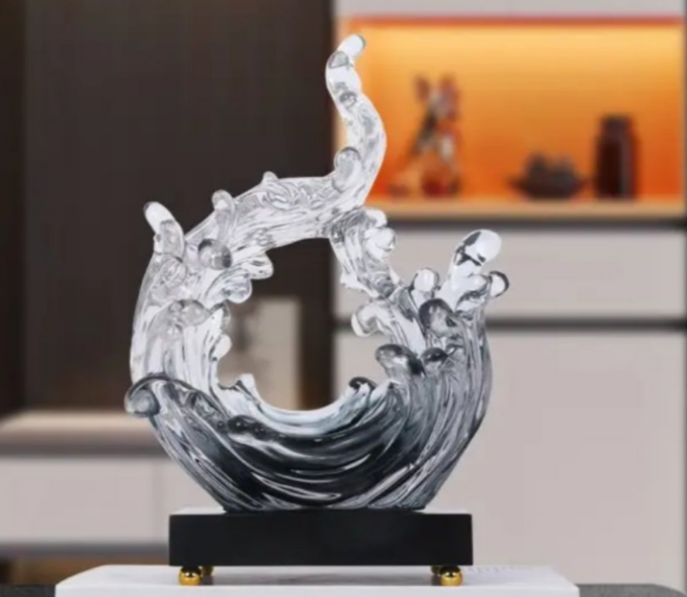 Elegant Wave Design Sculpture