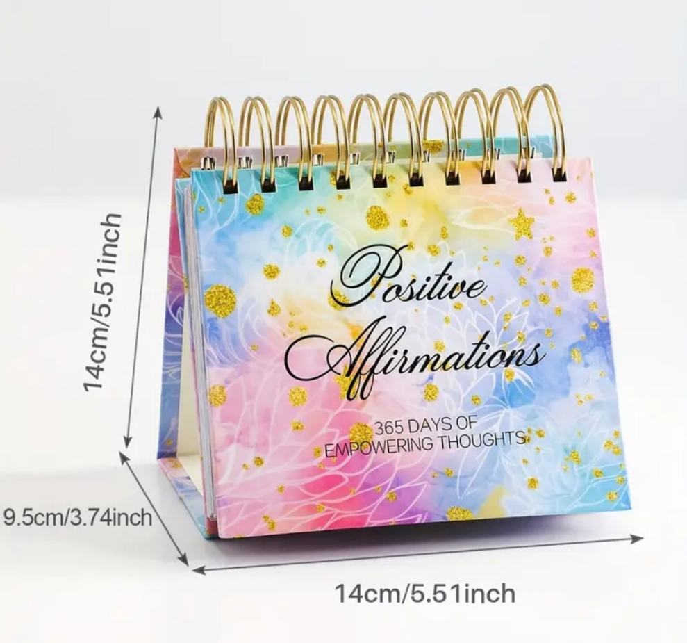 1pc Inspirational Desktop Flip Calendar