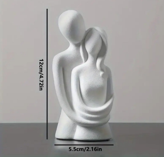 A Pair of Resin Acorn Bird Figurines, Hand-Painted