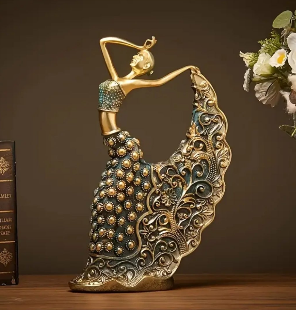 Peacock Dancer Statue