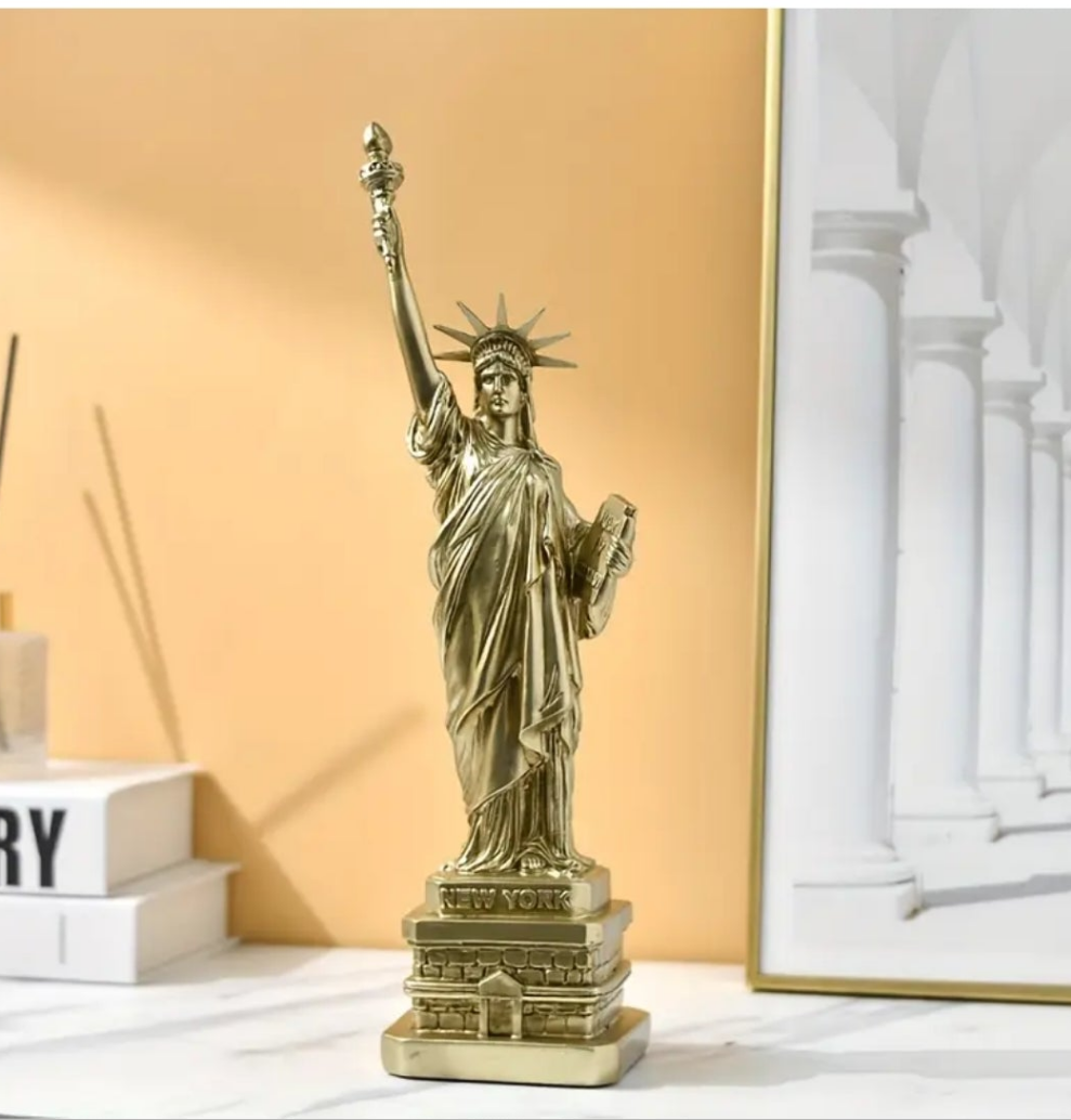 The Iconic Architectural Sculpture Model Of The Statue Of Liberty