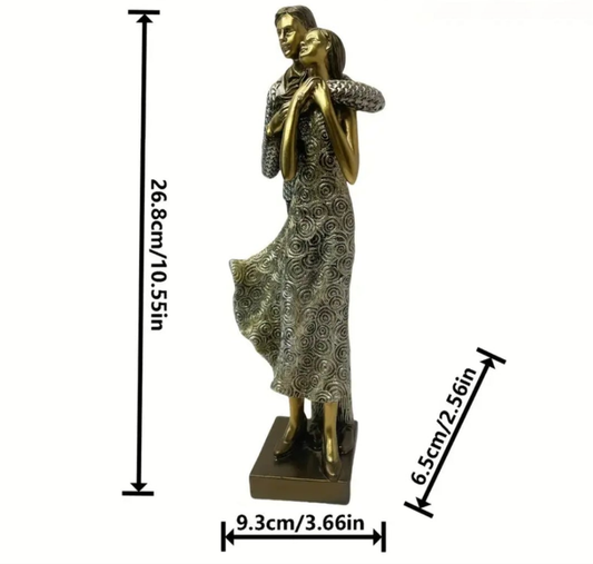 Couple Hugging Figurine