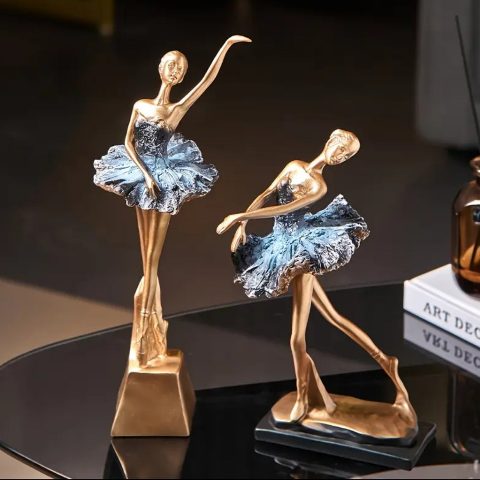 1PC Elegant Ballet Dancer Figurine