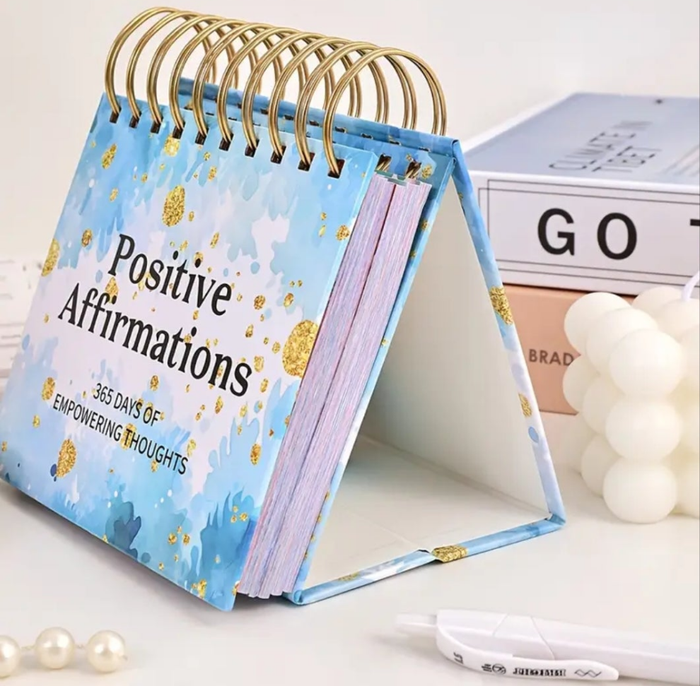 1pc Inspirational Desktop Flip Calendar