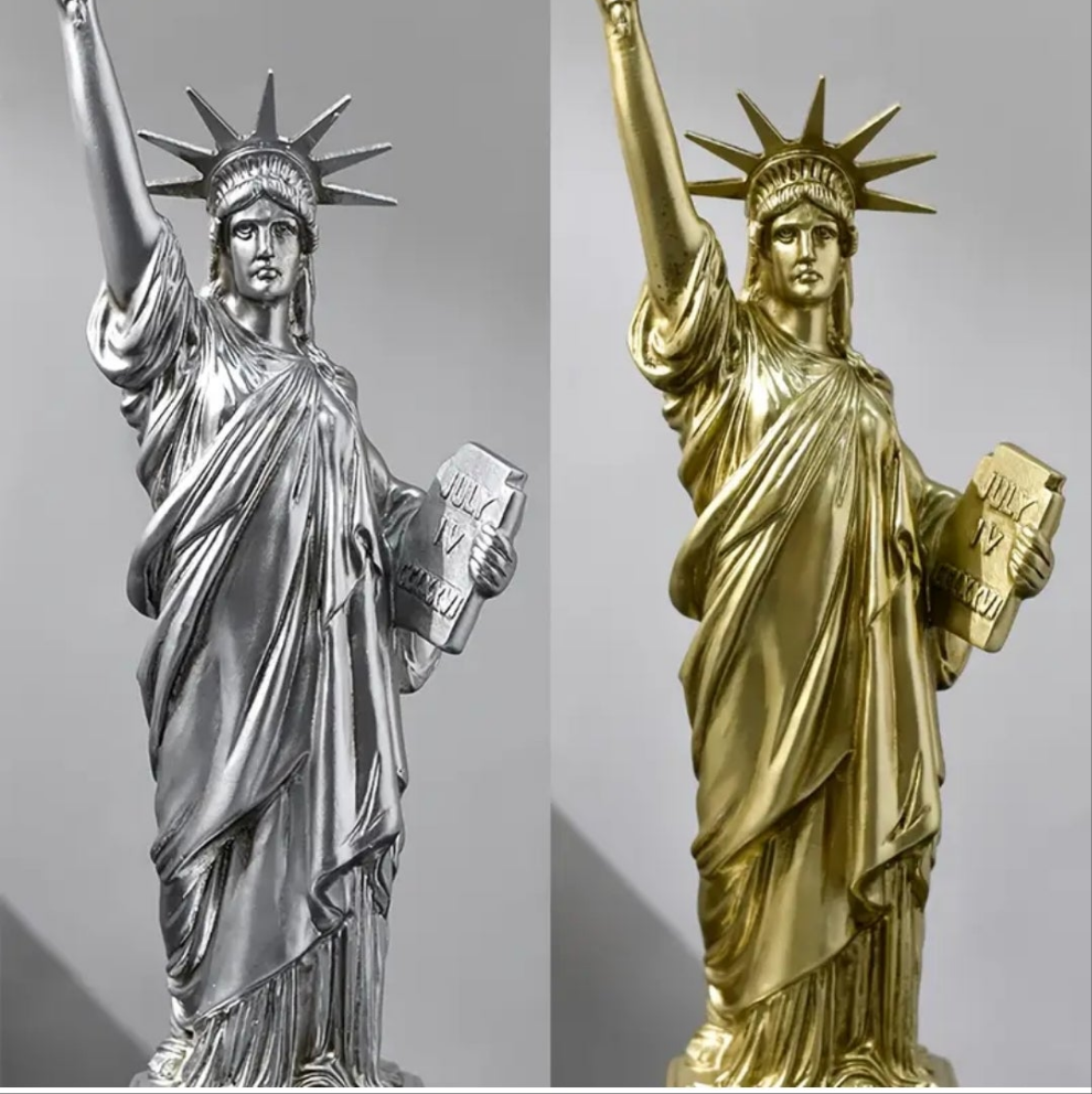 The Iconic Architectural Sculpture Model Of The Statue Of Liberty
