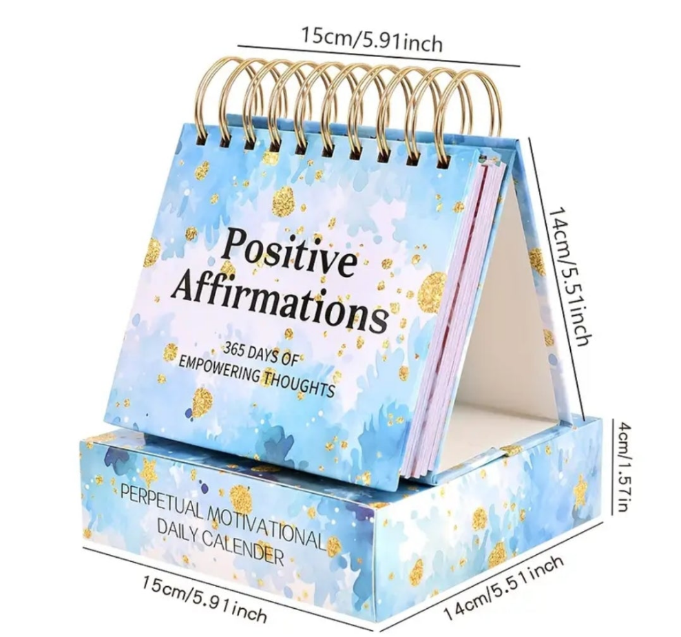 1pc Inspirational Desktop Flip Calendar
