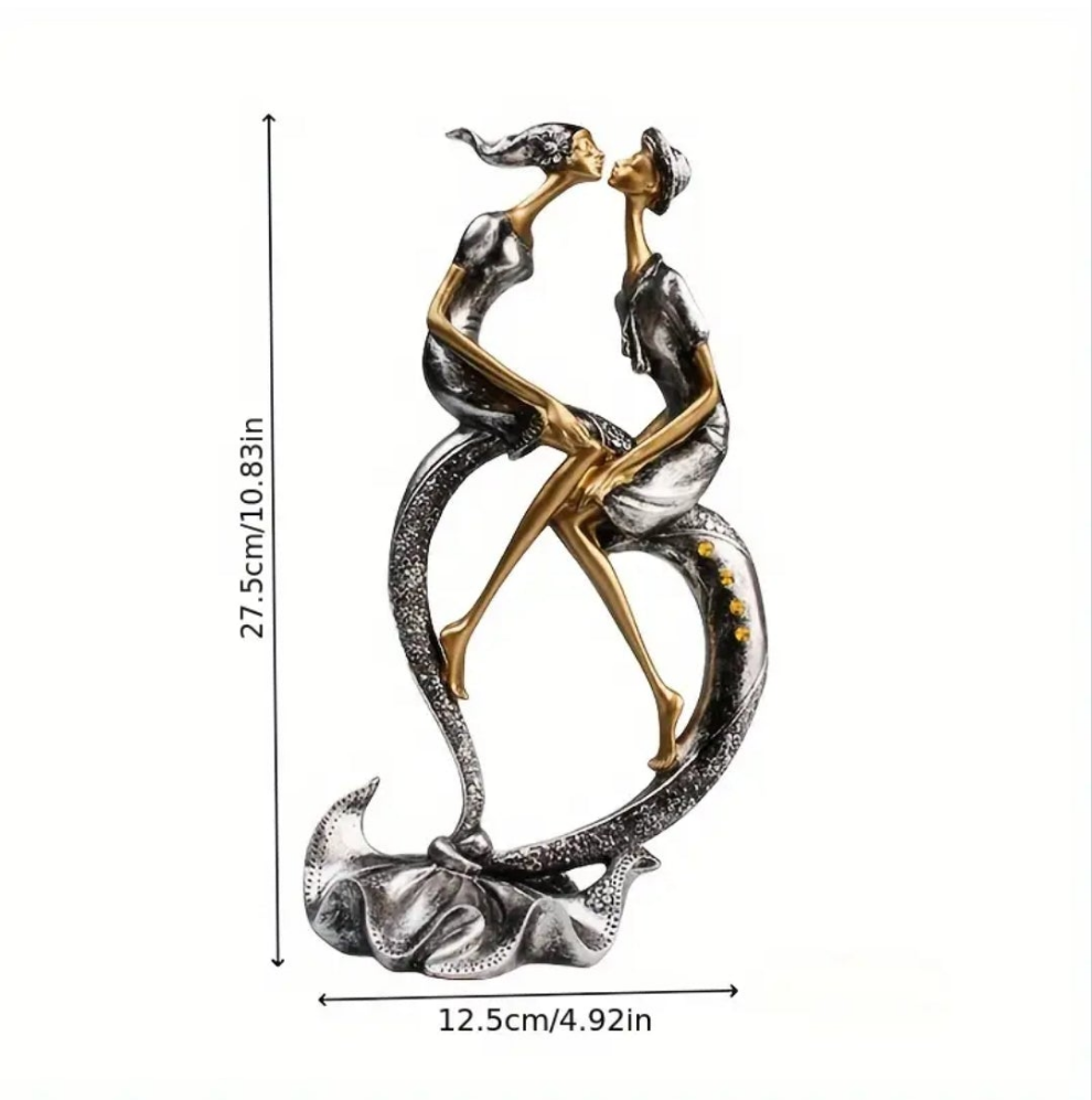 Romantic Couple Sculpture
