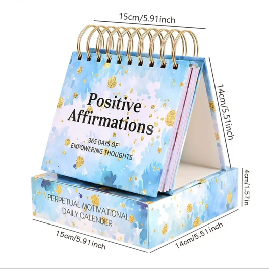 1pc Inspirational Desktop Flip Calendar
