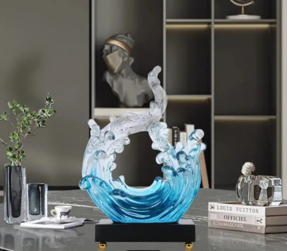 Elegant Wave Design Sculpture