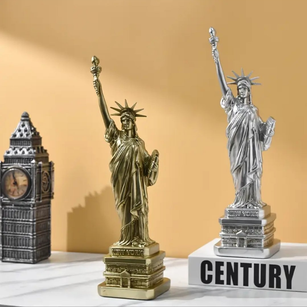 The Iconic Architectural Sculpture Model Of The Statue Of Liberty