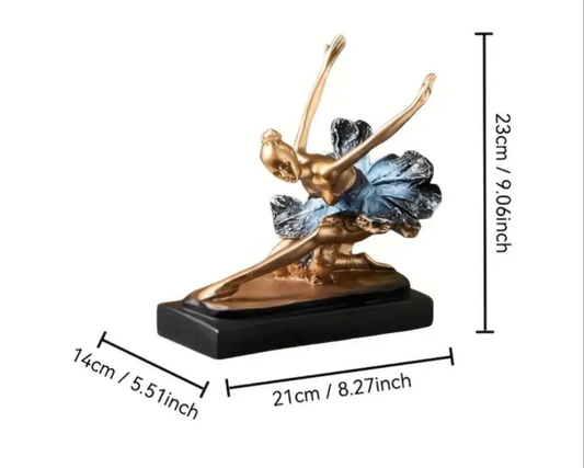 Elegant Ballet Dancer Resin Figurine