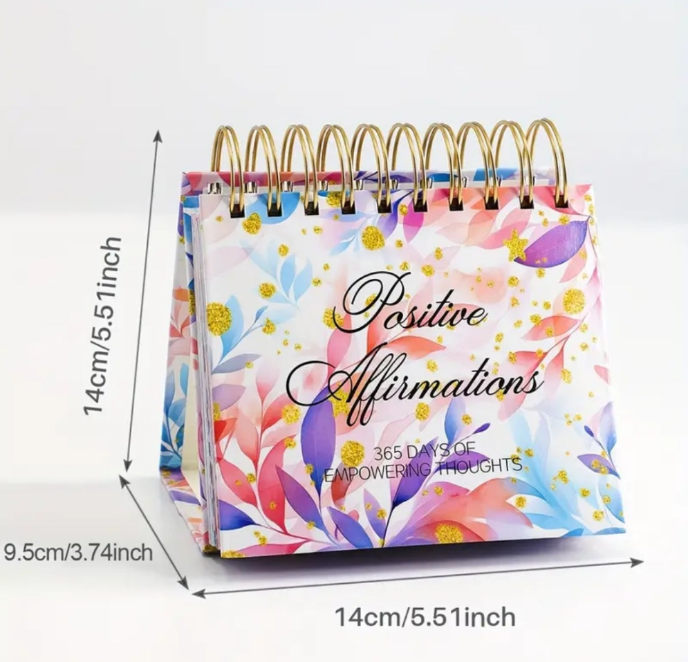 365 Days Positive Affirmations Desk Calendar