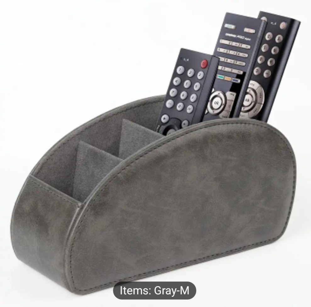 Remote Control Holder with 5 Compartments
