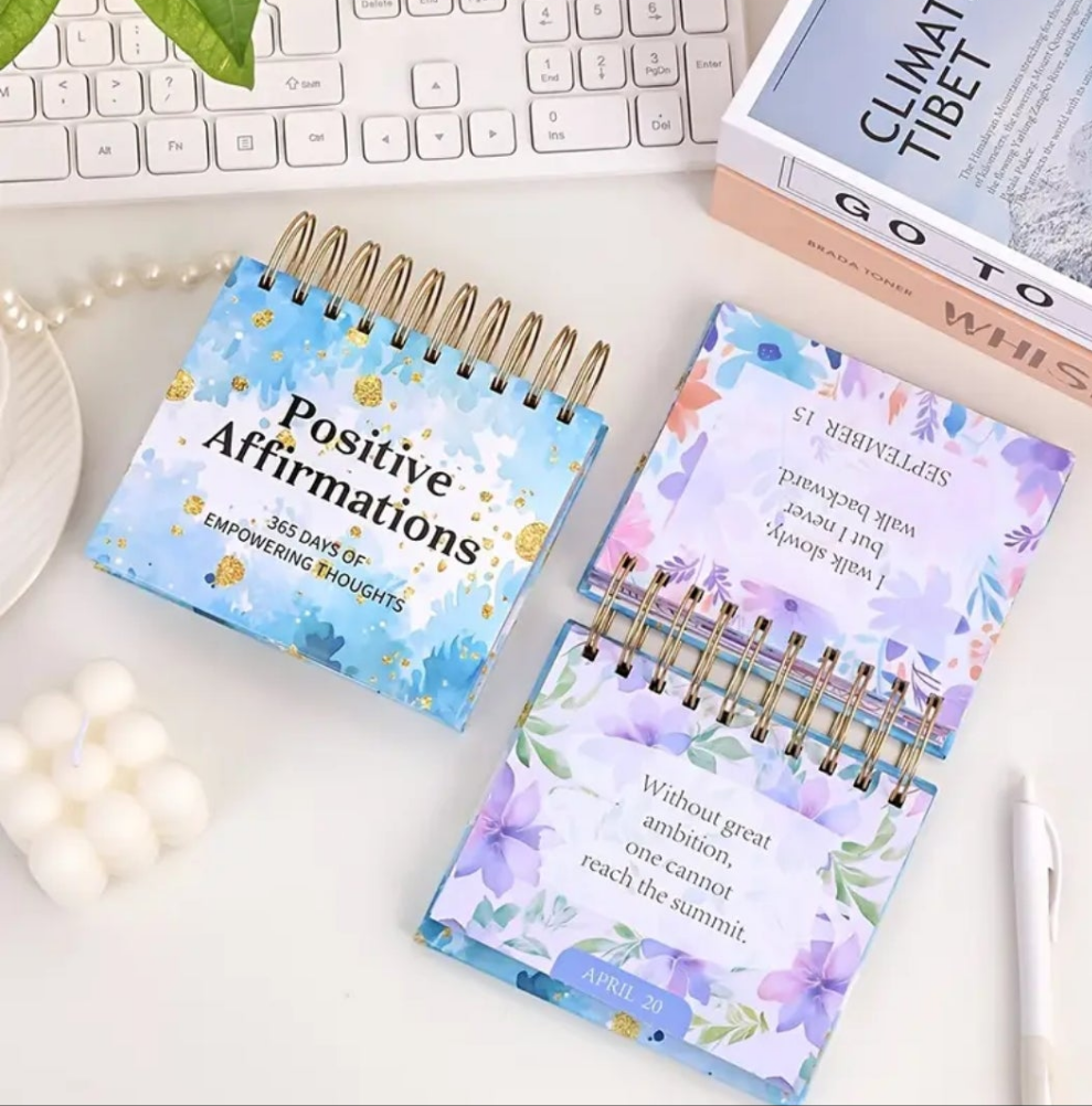 1pc Inspirational Desktop Flip Calendar