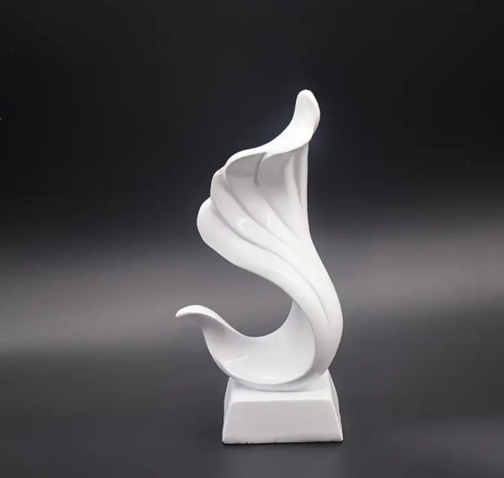 1pc Nordic Simple White Angel Love Sculpture