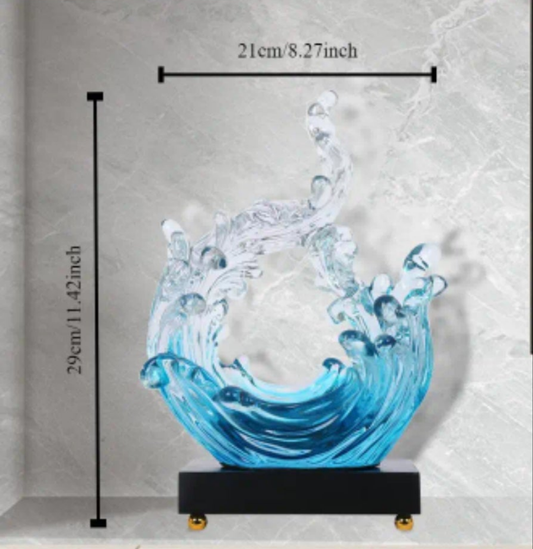 Elegant Wave Design Sculpture