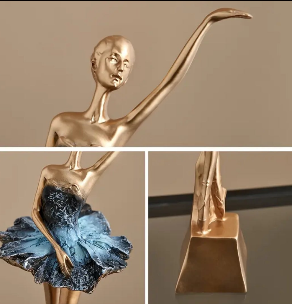 1PC Elegant Ballet Dancer Figurine