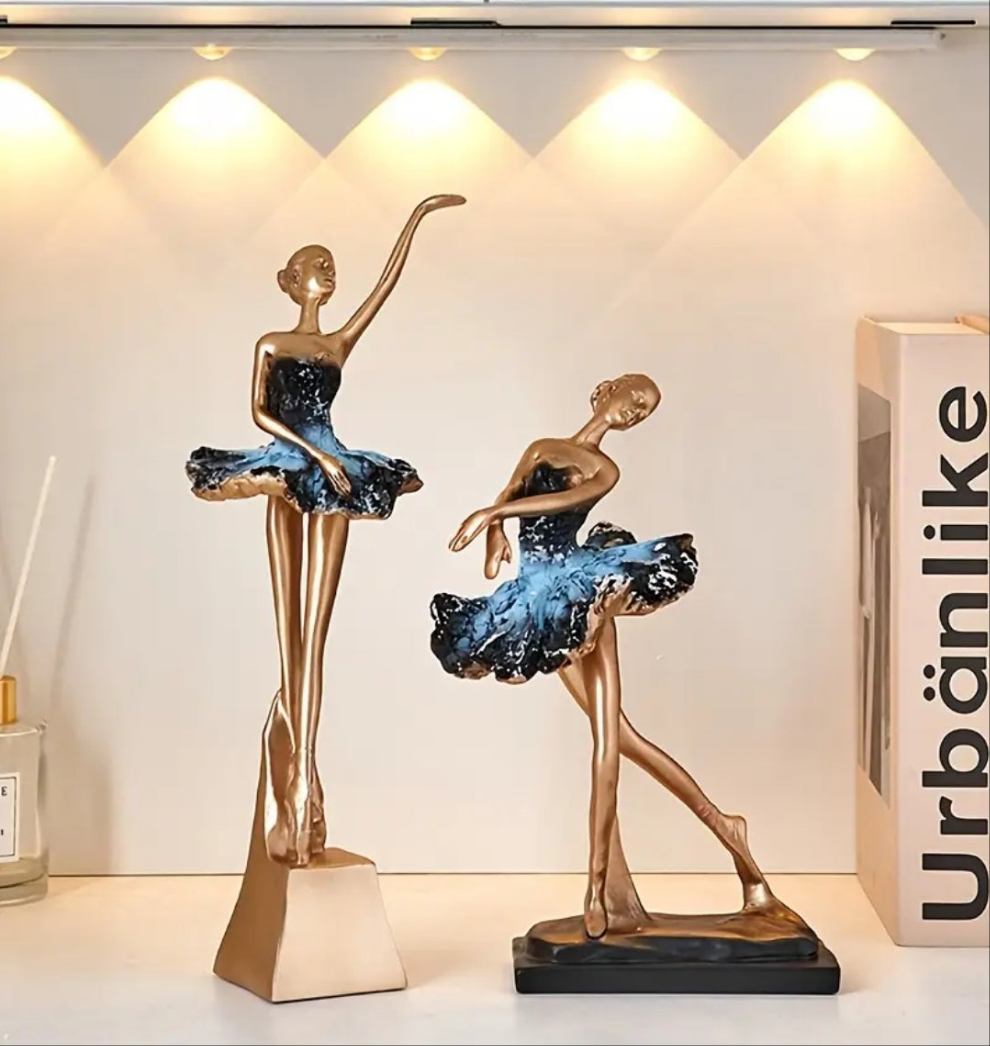 1PC Elegant Ballet Dancer Figurine