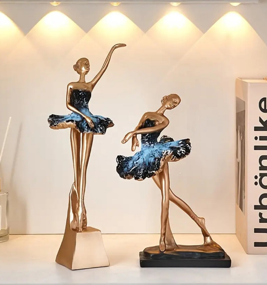 1PC Elegant Ballet Dancer Figurine
