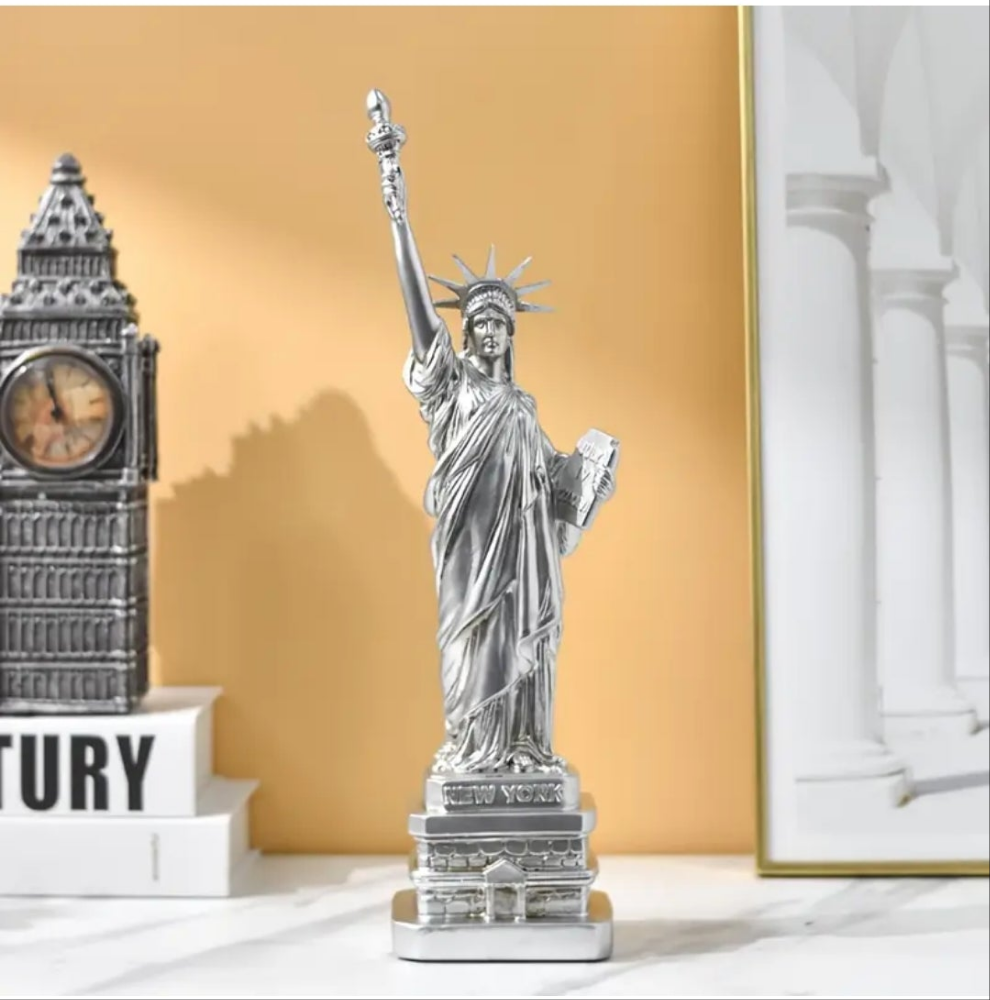 The Iconic Architectural Sculpture Model Of The Statue Of Liberty