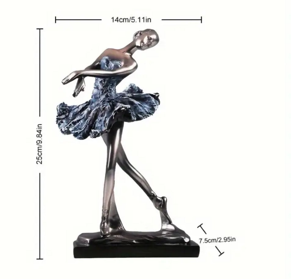 Resin Ballet Dancer Figurine