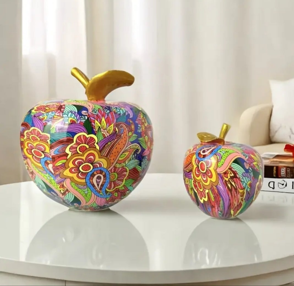 1pc 20.07cm Vibrant Apple Figurine