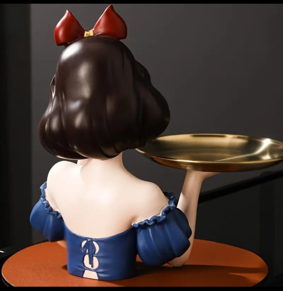 Princess-Themed Butterfly-Shaped Jewelry & Perfume Tray Organizer