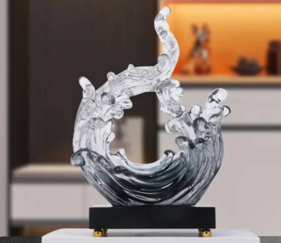 Elegant Wave Design Sculpture