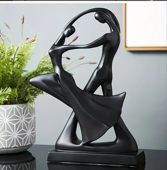 Dancer Resin Ornament Black