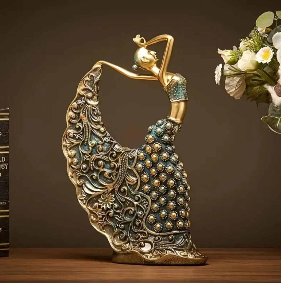 Peacock Dancer Statue