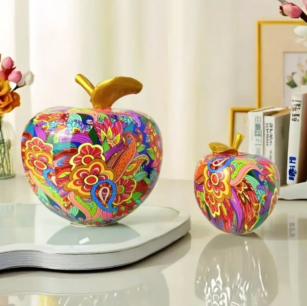 1pc 20.07cm Vibrant Apple Figurine