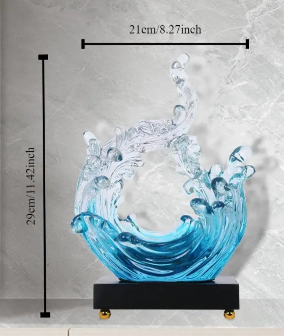 Elegant Wave Design Sculpture