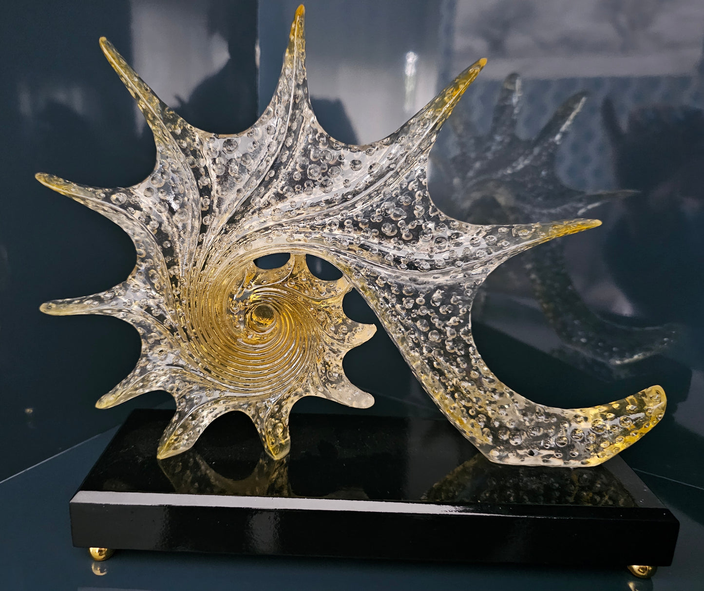 Elegant Tawny-Tinted Starfish Sculpture