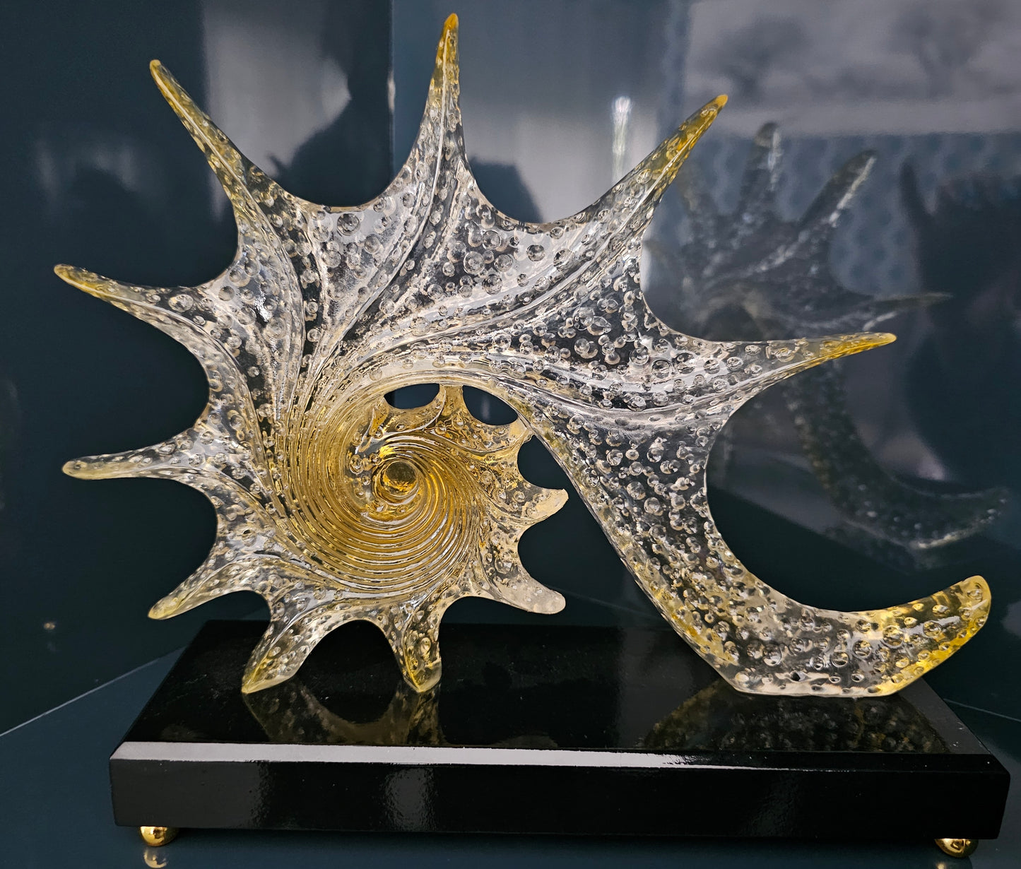 Elegant Tawny-Tinted Starfish Sculpture
